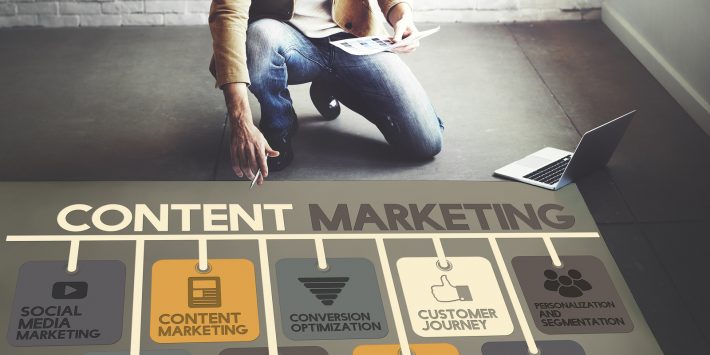 Content Marketing Blog Marketing Advertise Concept