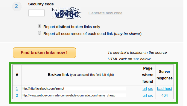 Step By Step Procedure For Finding And Fixing Broken Links