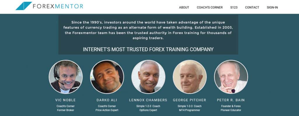 Forex Mentor Homepage