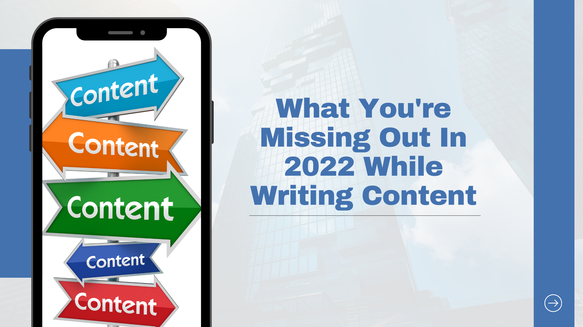 What You're Missing Out In 2022 While Writing Content