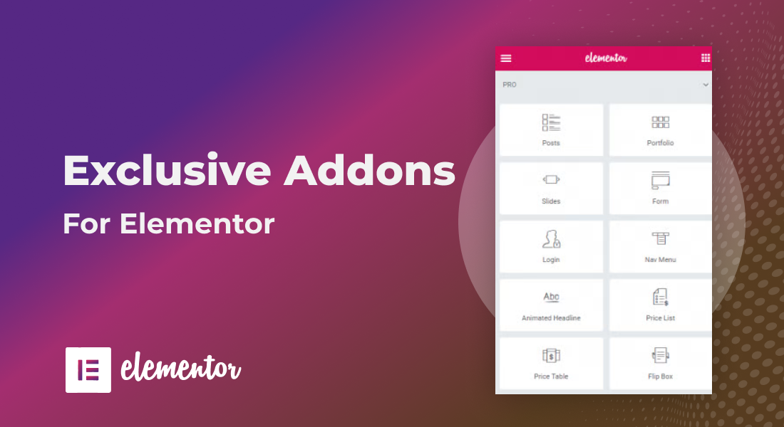 Exclusive Addons for Elementor Page Builder